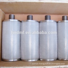 Industrial 60 Micron Stainless Steel Sintered Non-woven Fiber Felt Filter Cartridge